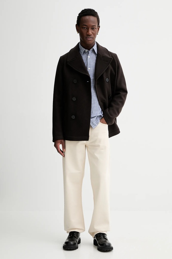 Βαμβακερό πουκάμισο Marc O'Polo M26721042358 μπλε AA00