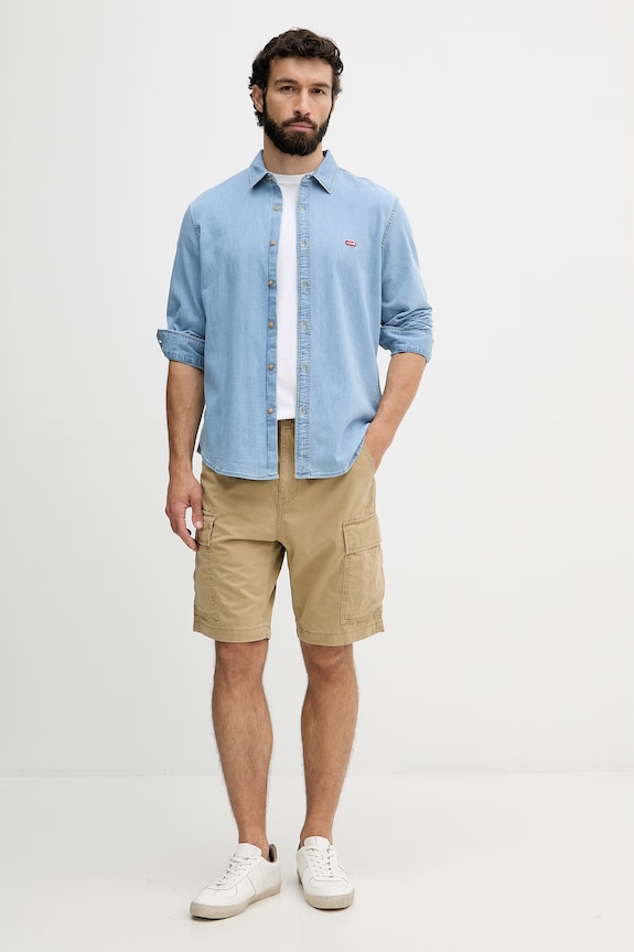 Levi's košulja za muškarce traper LS BATTERY HM SHIRT SLIM 86625.0065 plava AA00