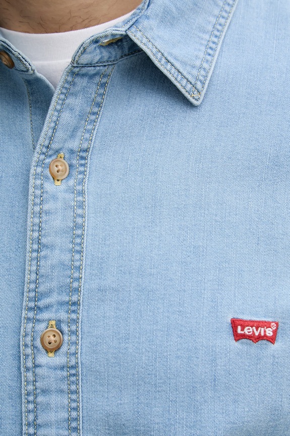 Levi's košulja za muškarce traper LS BATTERY HM SHIRT SLIM 86625.0065 plava