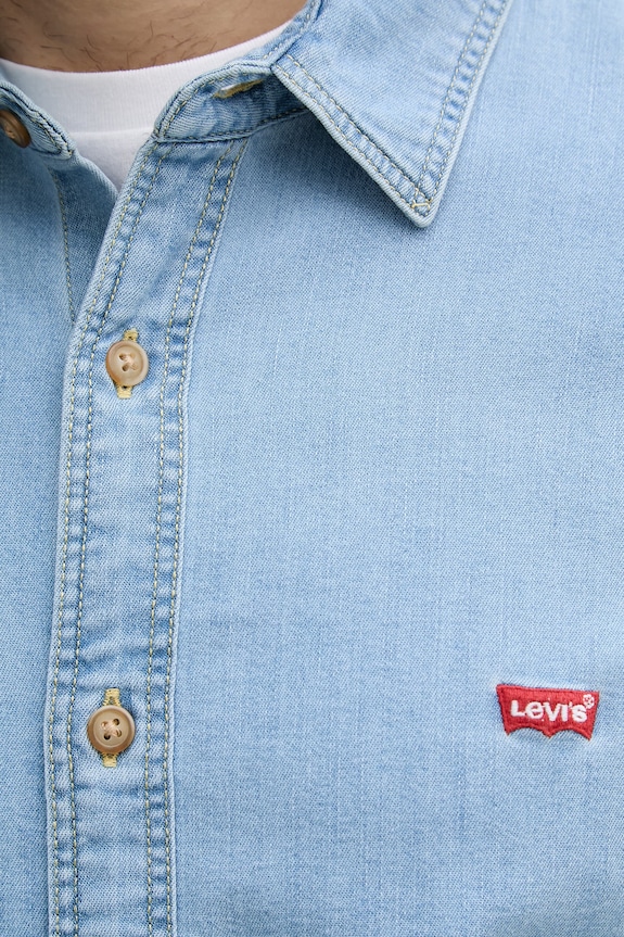 Levi's košulja za muškarce traper LS BATTERY HM SHIRT SLIM 86625.0065 plava