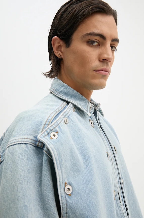Traper jakna Y/Project EVERGREEN SNAP OFF DENIM SHIRT 207SI001