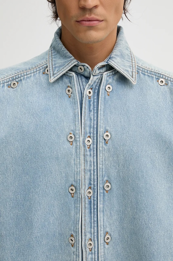 Traper jakna Y/Project EVERGREEN SNAP OFF DENIM SHIRT 207SI001