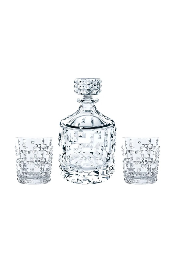 Καράφα ουίσκι με ποτήρια Nachtmann Punk Whiskey 750 / 348 ml 3-pack διαφανή 99501