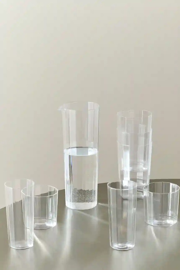 Κουζίνα και μπαρ Καράφα HAY Angle 900 ml AE938.A957.AH04 διαφανή