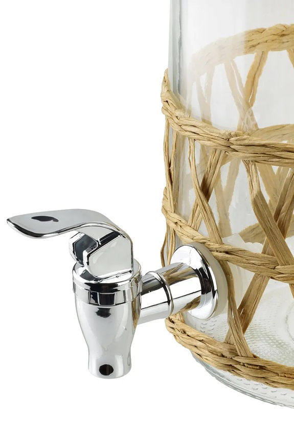 Affek Design dozator de apă cu capac și robinet Modern Kitchen 3,5 L HTIA8135.SR transparent AA00