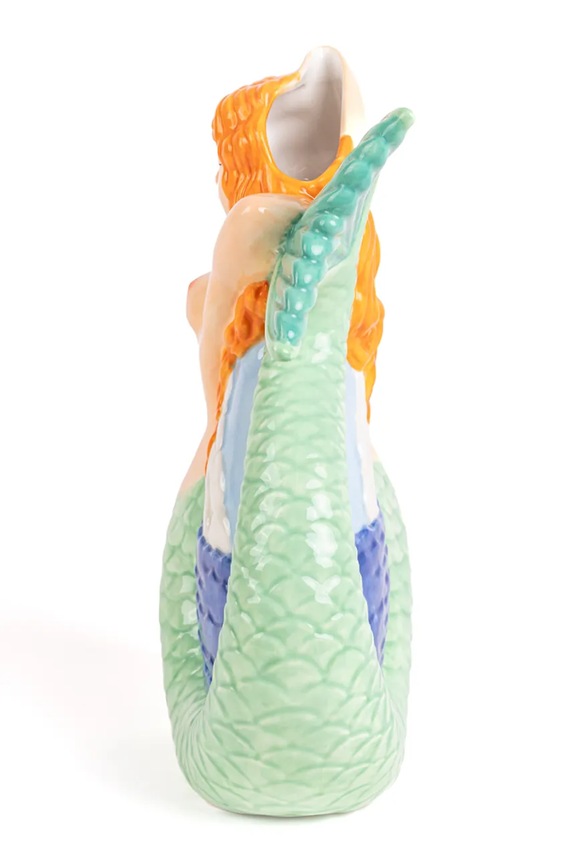 Seletti dzbanek do wody z ceramiki 21 x 12 cm multicolor 9999