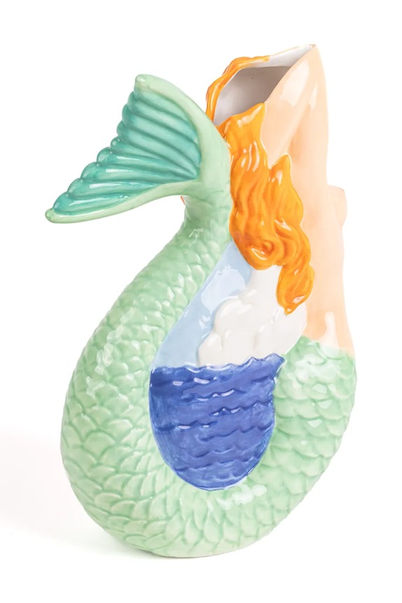 Seletti dzbanek do wody z ceramiki 21 x 12 cm 9999 multicolor