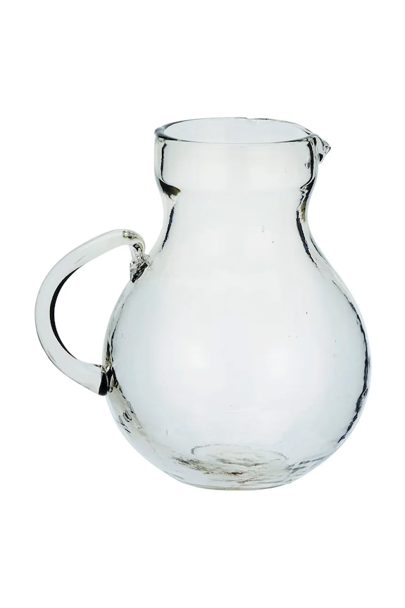 Madam Stoltz carafă din sticlă colorată 18 x 20 cm transparent LAB.29