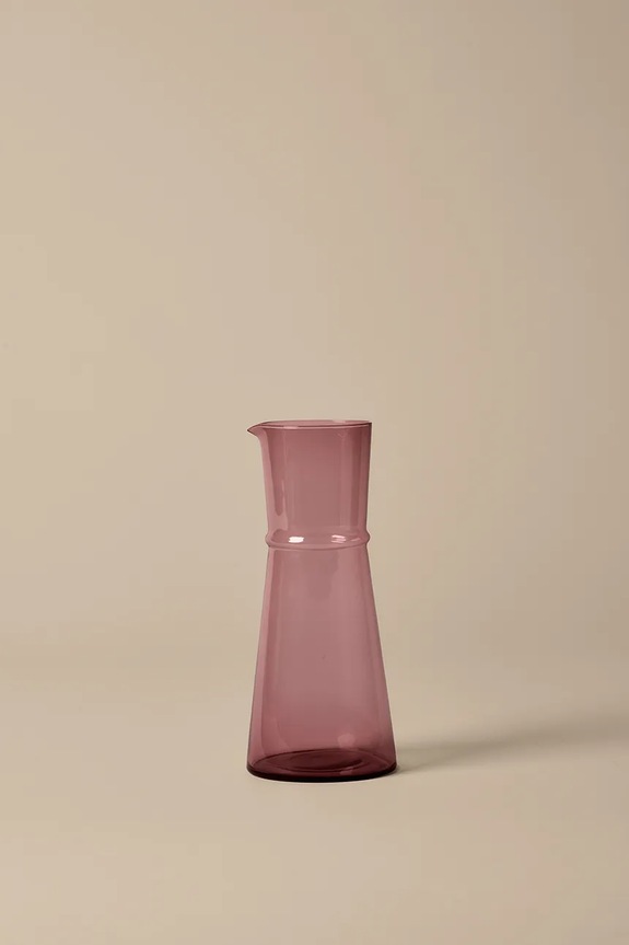 Ferm Living carafă din sticlă colorată 25 x 11 cm 1104272742 roz AA00
