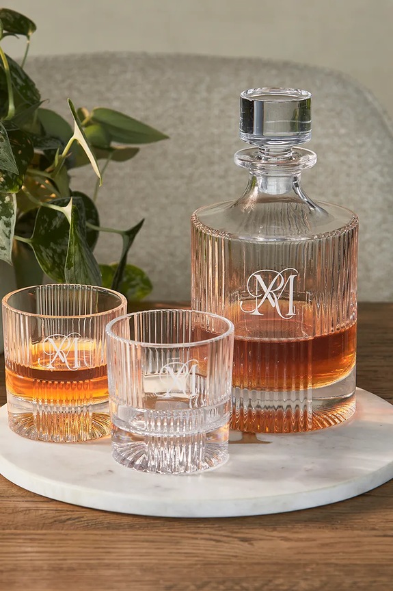 Riviera Maison karafka ze szklankami do whiskey ze szkła 577610