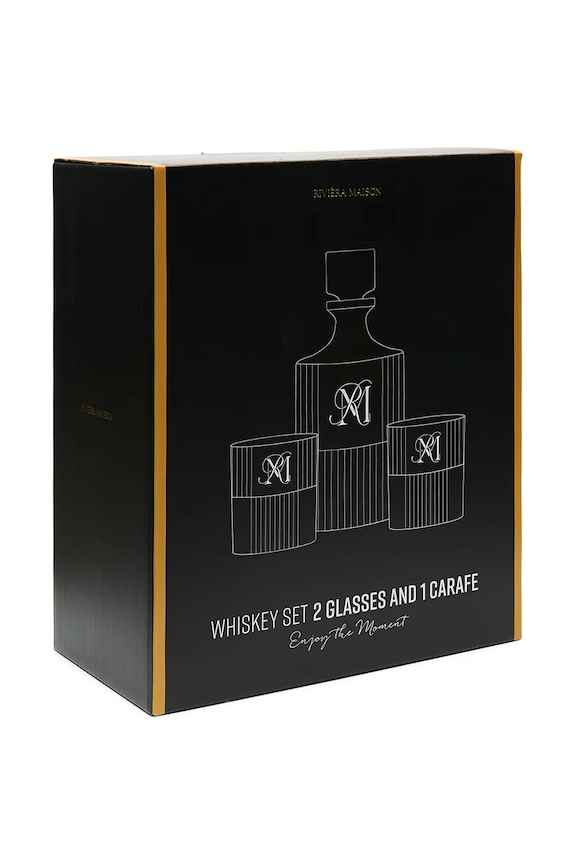 Riviera Maison karafka ze szklankami do whiskey ze szkła 577610