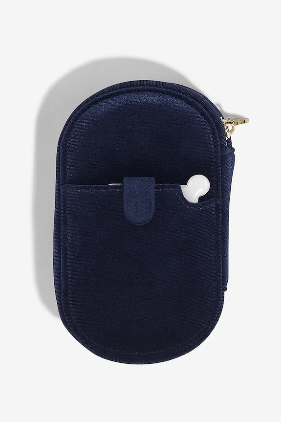 Kozmetička torbica Stackers Compact Velvet mornarsko plava 76301