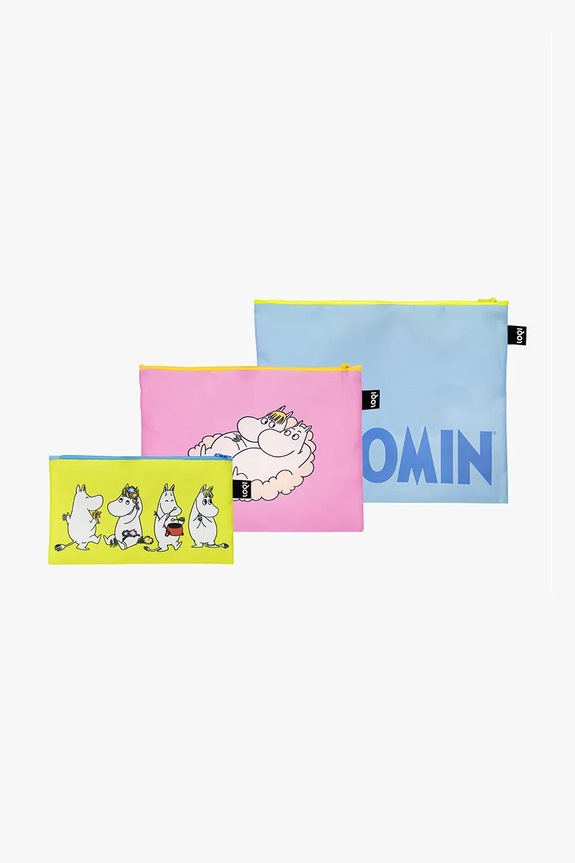 LOQI set de borsete Moomin 3-pack Q.ZP.MO.TO multicolor AA00