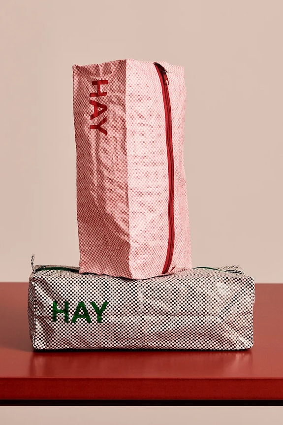Doplnky Sada organizérov HAY Candy Mono Wash Bag 3-pak AE750.E492.AF53 ružová