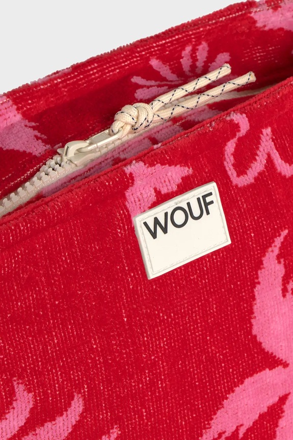Аксесуари Бавовняна косметичка WOUF Tulum 30 x 10 x 22 cm TT260019 червоний