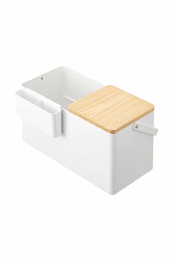 Yamazaki pudełko na kosmetyki stalowe 31 x 15 x 15,7 cm 5453 biały AA00