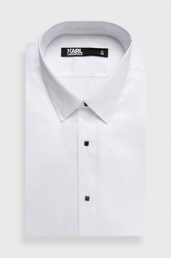 Karl Lagerfeld - Koszula 500699.605000 bawełna biały 500699.605000