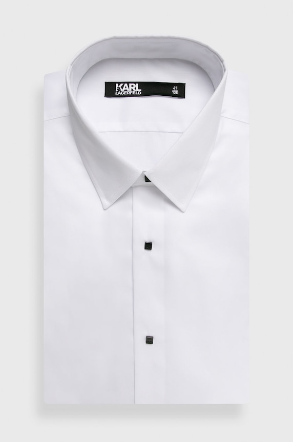 Karl Lagerfeld - Koszula 500699.605000 bawełna biały 500699.605000