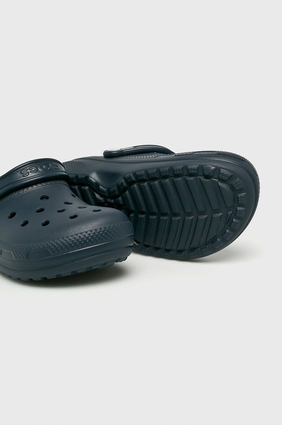 Crocs papucs Classic Lined Clog sötétkék 203591.CLASSIC.LINED.BL