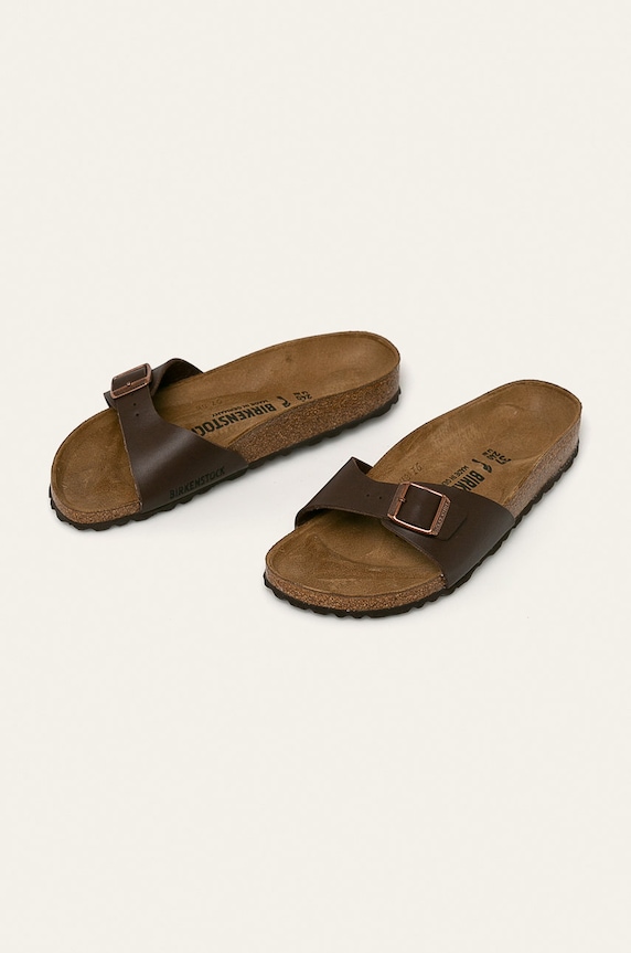 Birkenstock klapki Madrid 40393.Madrid brązowy SS26