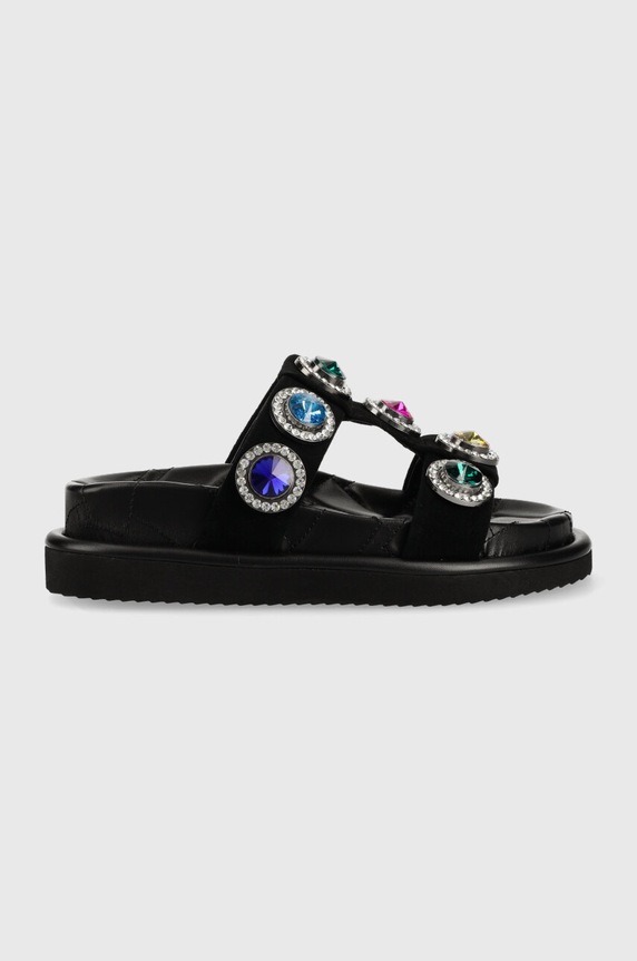 Kurt Geiger London klapki skórzane Orson pozostałe czarny 9107100209.BLACK