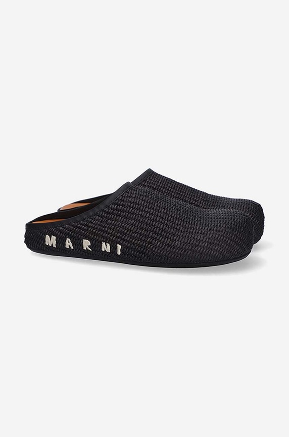 Šľapky Marni Sabot SBMS006801.P3860.ZO166 čierna