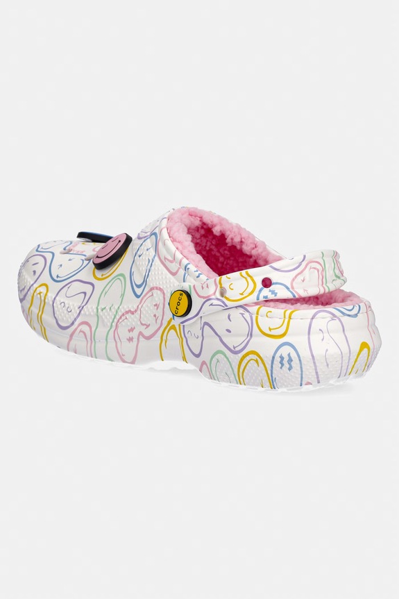 Încălțăminte Crocs papuci Smiley Classic Lined Clog 211696.90H multicolor