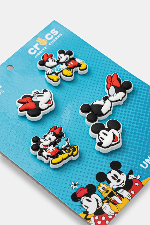 Дитячі значки для взуття Crocs Minnie Mickey Cute 5Pck 5-pack 10015938.Minnie.Mickey. чорний AA00