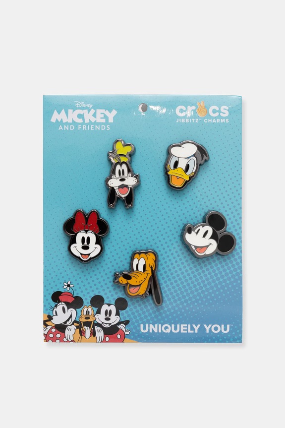 Crocs za djecu privjesci za obuću MickeyandFriends Elevated5pck šarena 10018215.MickeyandFrien