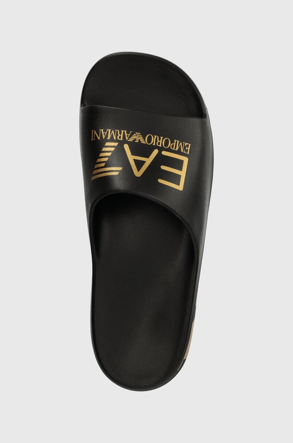 EA7 Emporio Armani klapki czarny XBP008.XK337