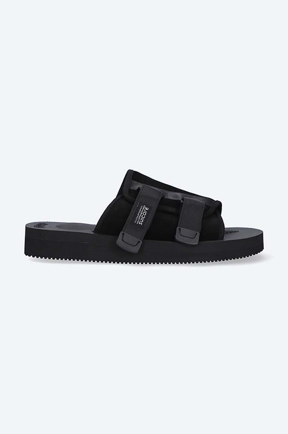 Pantofle Suicoke Rubber Sole KAW-VS textilní černá KAW.VS