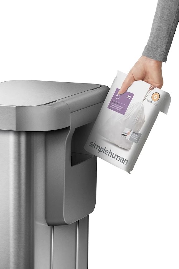 Koš za smeće Simplehuman Rectangular 55 L CW2023 siva