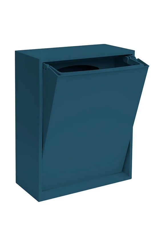 ReCollector coș de gunoi montat pe perete Recycling box 30 x 15 x 40 cm SORT11BL turcoaz AA00