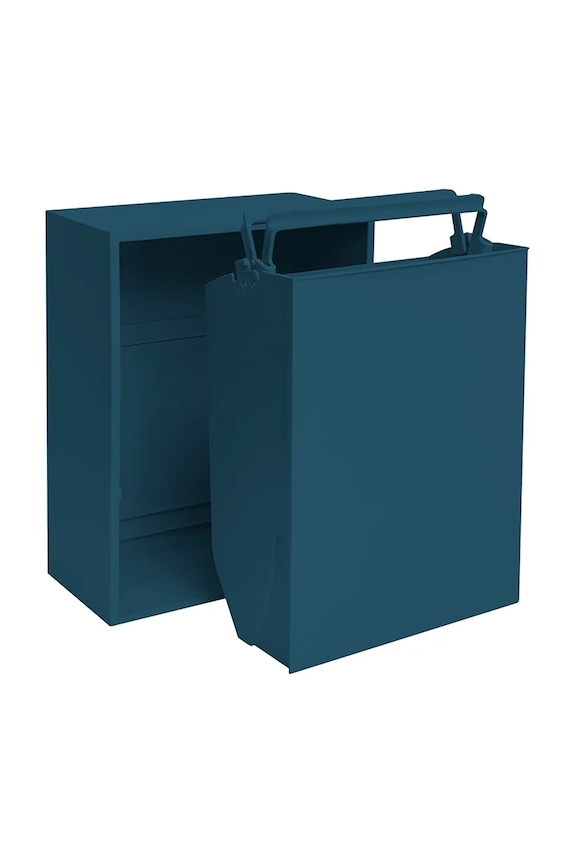 ReCollector coș de gunoi montat pe perete Recycling box 30 x 15 x 40 cm turcoaz SORT11BL