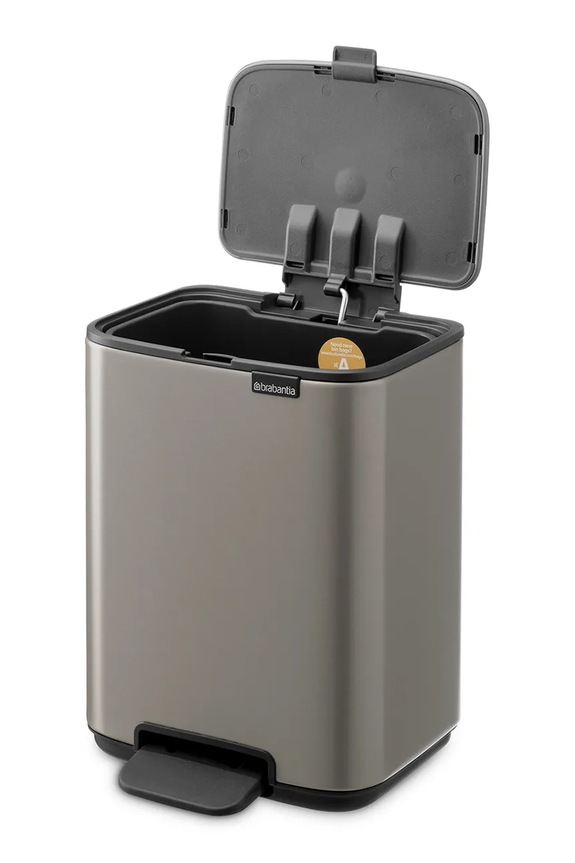 Bagno Brabantia cestino dei rifiuti Bo 4 L 237881 grigio