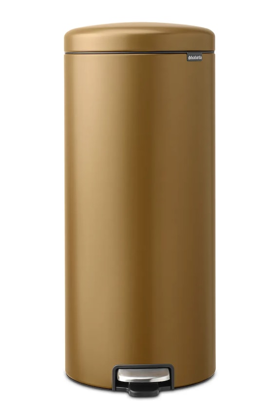 Brabantia kosz na śmieci ze stali nierdzewnej 30 l żółty 238581