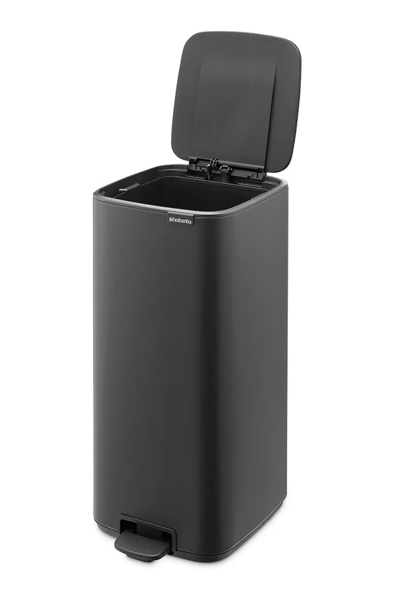 Kuchnia i bar Brabantia kosz na śmieci ze stali 30 l 238185 czarny