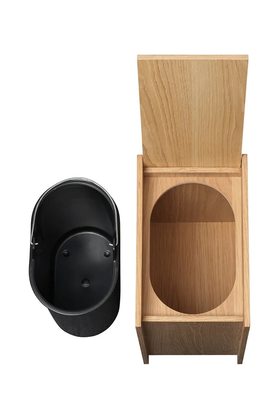 Κουζίνα και μπαρ Ferm Living Κάδος απορριμμάτων 35,5 x 18 x 31 cm 1104273050 μπεζ