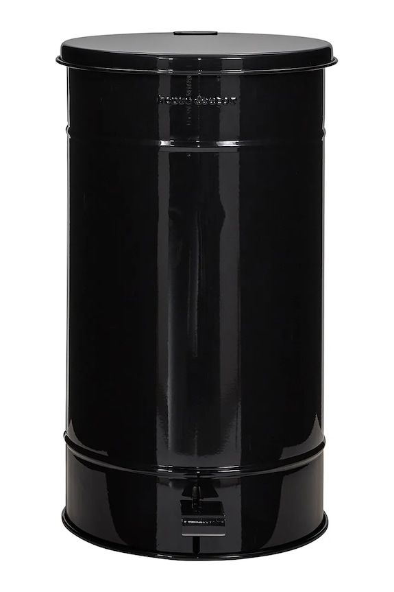 House Doctor koš za smeće od željeza 48 x 25,5 cm crna 203230330