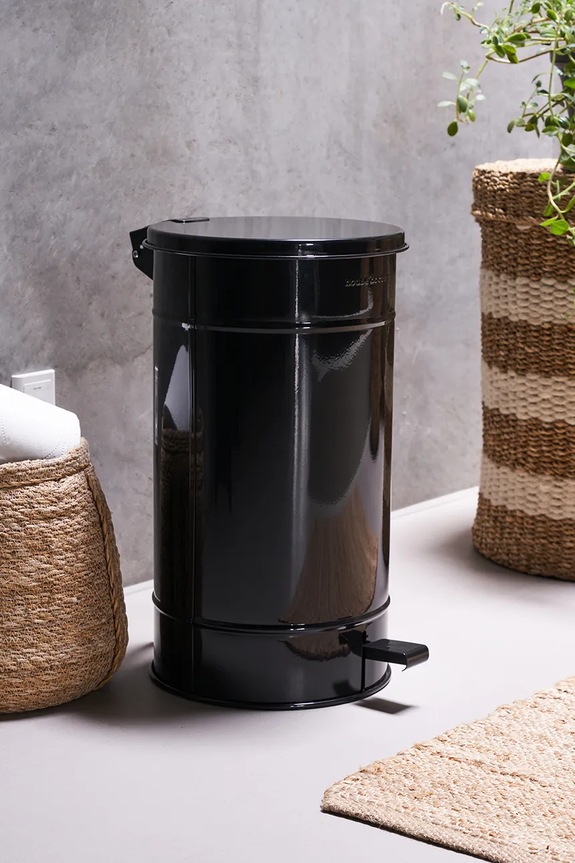 House Doctor κάδος απορριμμάτων από σίδερο 48 x 25,5 cm 203230330 μαύρο AA00