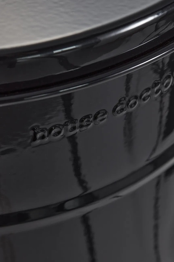 Κουζίνα και μπαρ House Doctor κάδος απορριμμάτων από σίδερο 48 x 25,5 cm 203230330 μαύρο