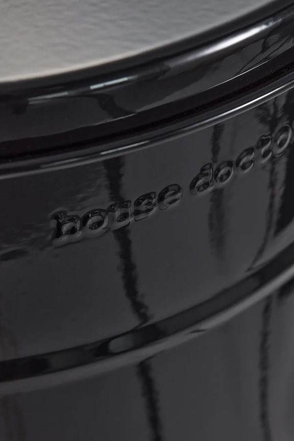 Kuhinja i bar House Doctor koš za smeće od željeza 48 x 25,5 cm 203230330 crna