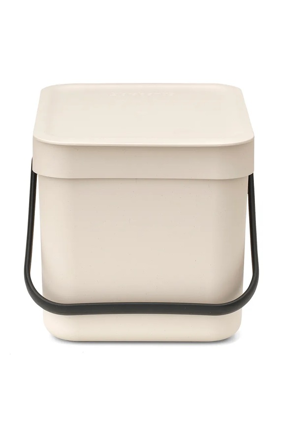 Brabantia kosz na śmieci z tworzywa sztucznego 6 l beżowy 251702