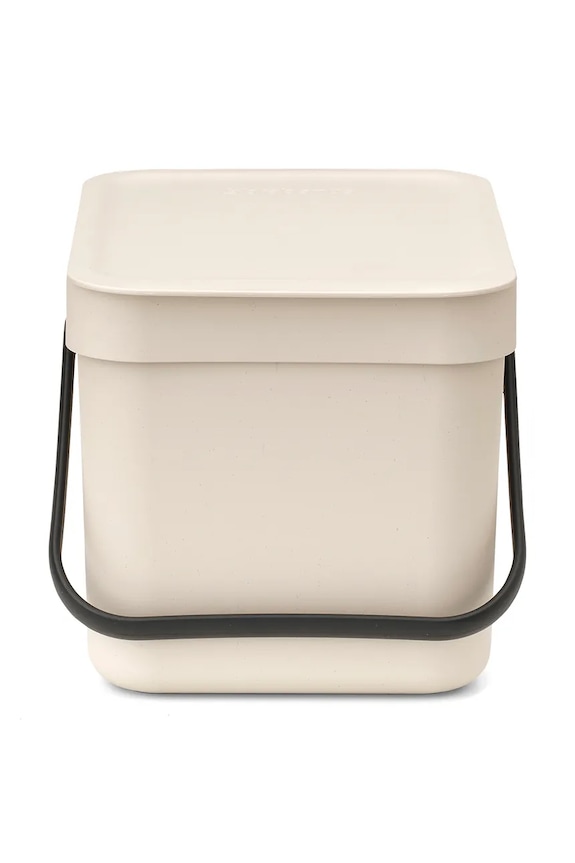 Brabantia kosz na śmieci z tworzywa sztucznego 6 l beżowy 251702