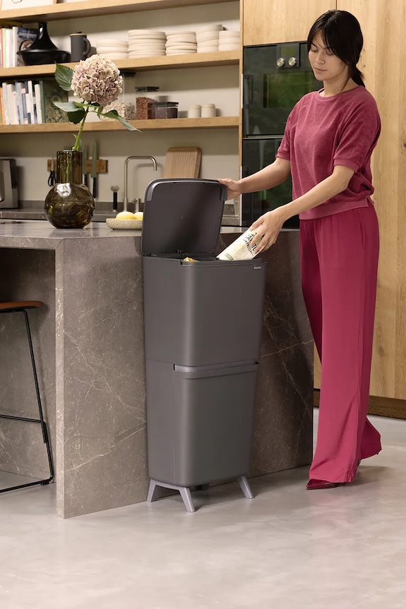 Brabantia kosz na śmieci z tworzywa sztucznego 10 + 10 + 25 l 275043