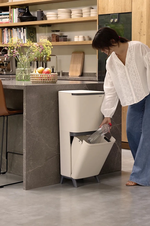 Brabantia kosz na śmieci z tworzywa sztucznego 20 + 25 l 275005