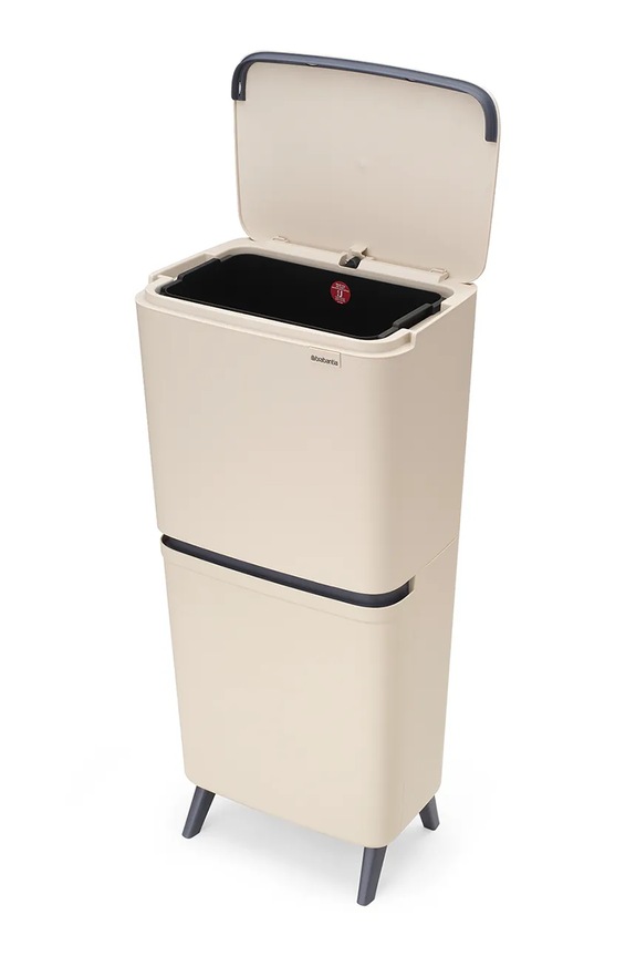 Brabantia kosz na śmieci z tworzywa sztucznego 20 + 25 l beżowy 275005