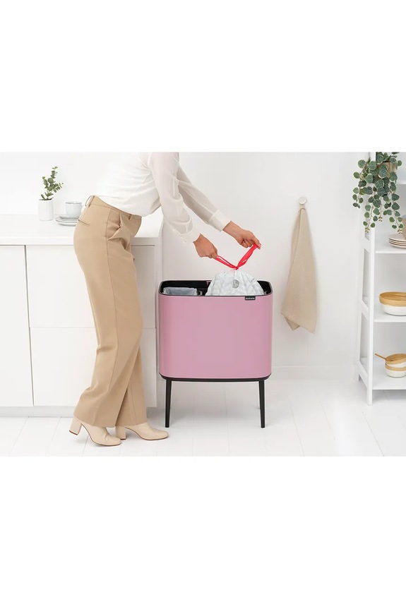 Brabantia kosz na śmieci ze stali malowanej proszkowo 11 + 23 l 255328