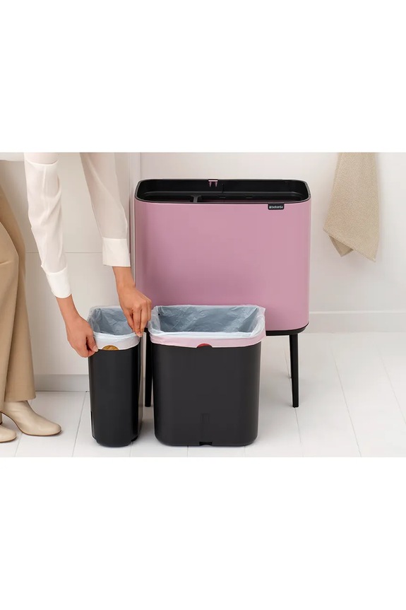 Brabantia kosz na śmieci ze stali malowanej proszkowo 11 + 23 l 255328