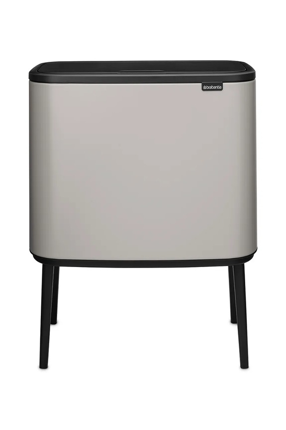 Brabantia kosz na śmieci ze stali malowanej proszkowo 36 l szary 254987